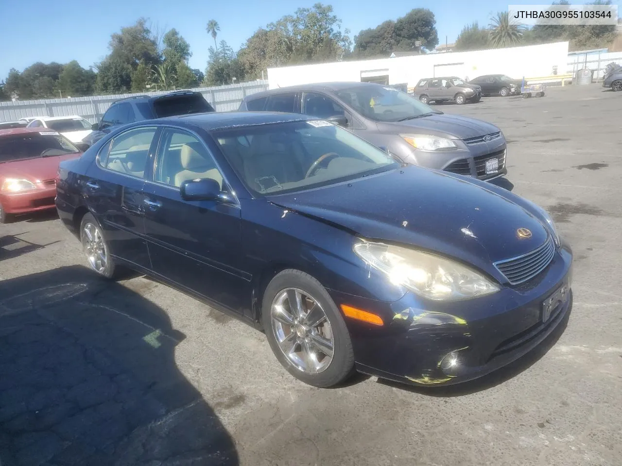 2005 Lexus Es 330 VIN: JTHBA30G955103544 Lot: 70477184