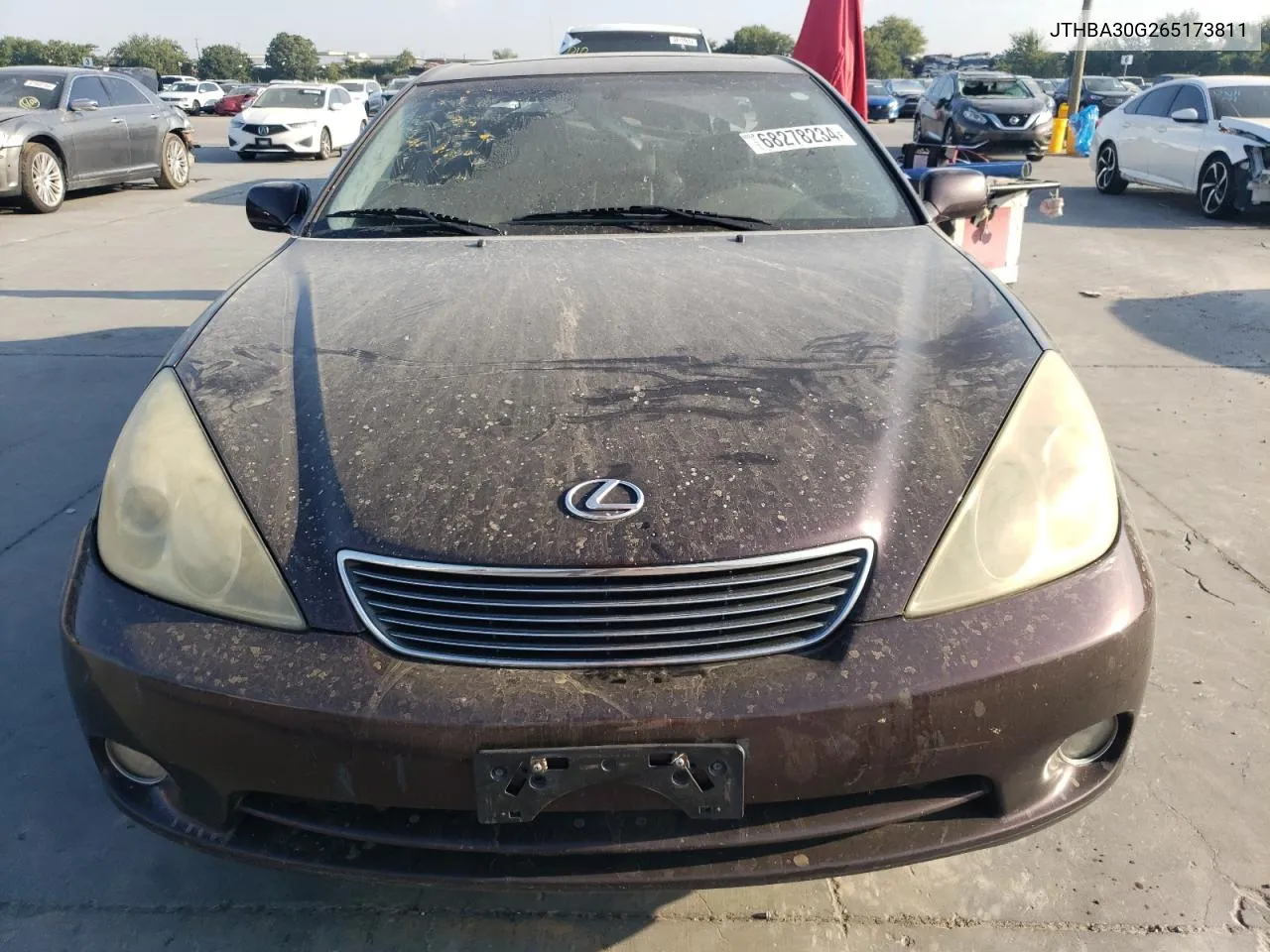 2006 Lexus Es 330 VIN: JTHBA30G265173811 Lot: 68278234