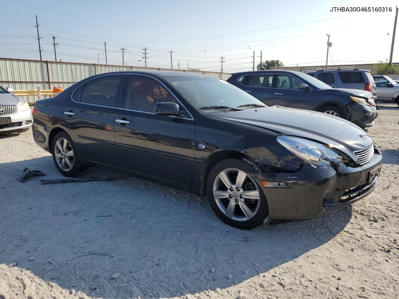 2006 Lexus Es 330 VIN: JTHBA30G465160316 Lot: 71814174