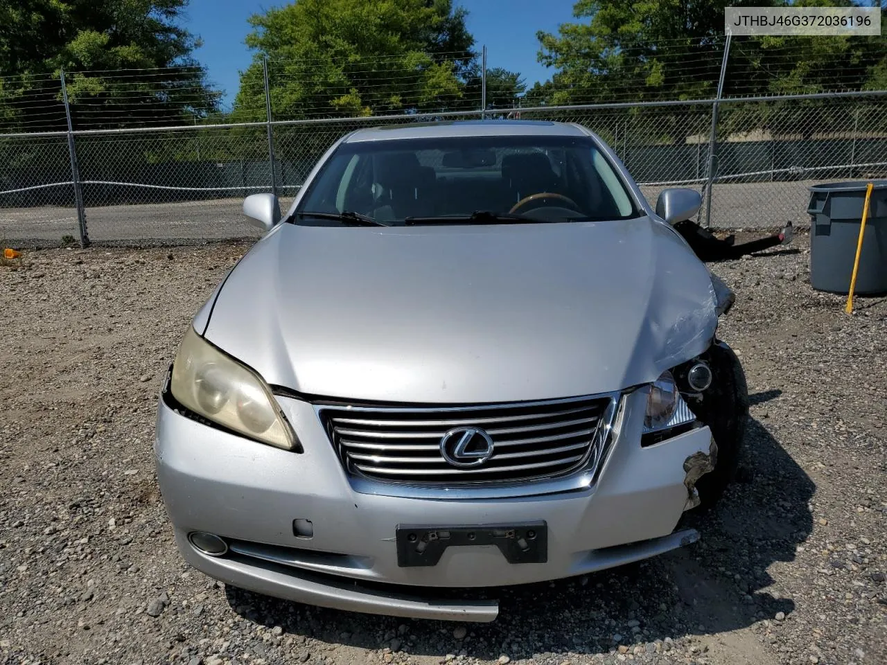 2007 Lexus Es 350 VIN: JTHBJ46G372036196 Lot: 70027574