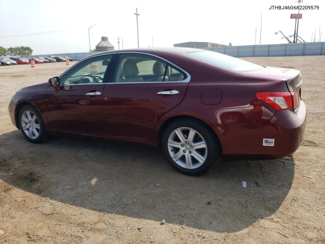 2008 Lexus Es 350 VIN: JTHBJ46G682209579 Lot: 63345884