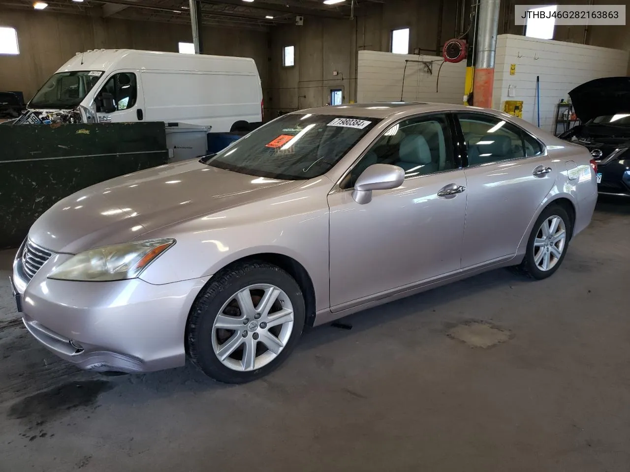 2008 Lexus Es 350 VIN: JTHBJ46G282163863 Lot: 71980384