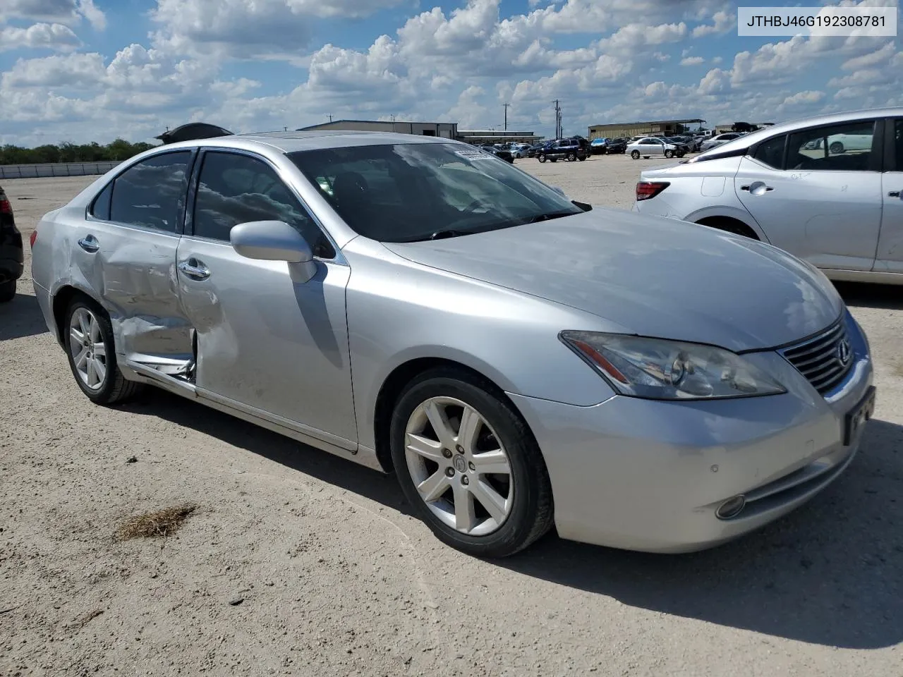 2009 Lexus Es 350 VIN: JTHBJ46G192308781 Lot: 69699094