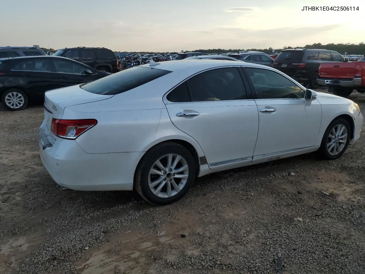 2012 Lexus Es 350 VIN: JTHBK1EG4C2506114 Lot: 71895394