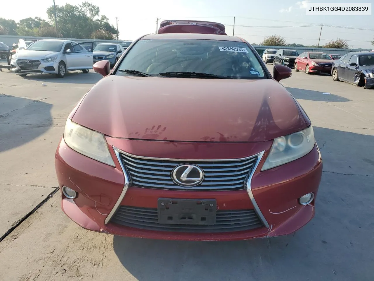 JTHBK1GG4D2083839 2013 Lexus Es 350