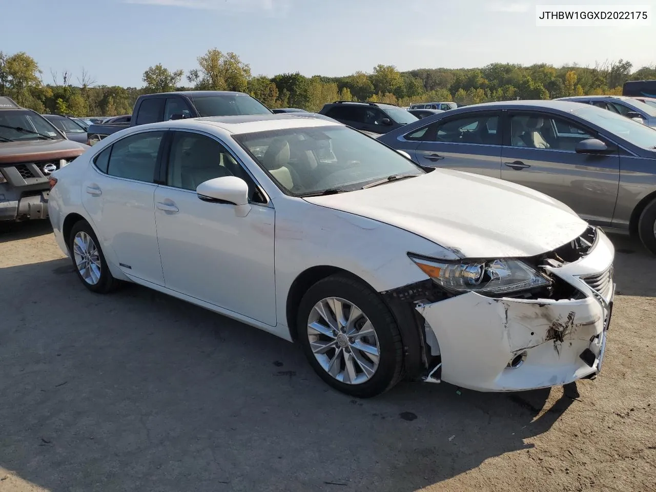 2013 Lexus Es 300H VIN: JTHBW1GGXD2022175 Lot: 71125744