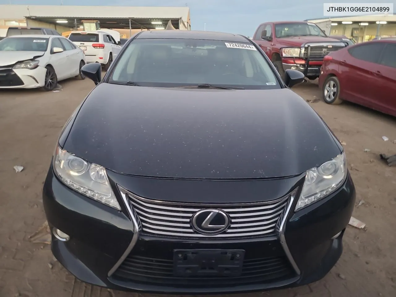 2014 Lexus Es 350 VIN: JTHBK1GG6E2104899 Lot: 72420644