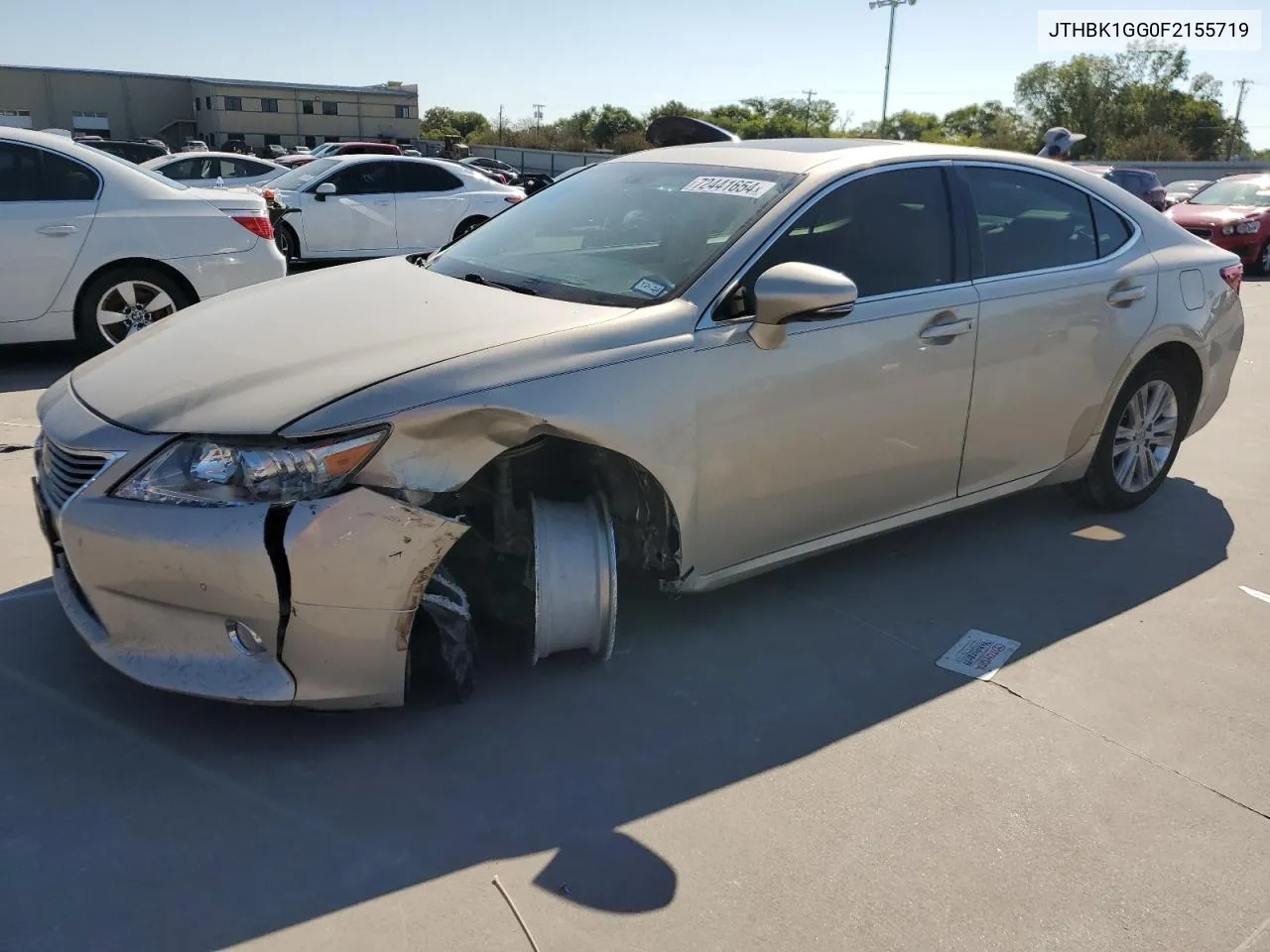 JTHBK1GG0F2155719 2015 Lexus Es 350