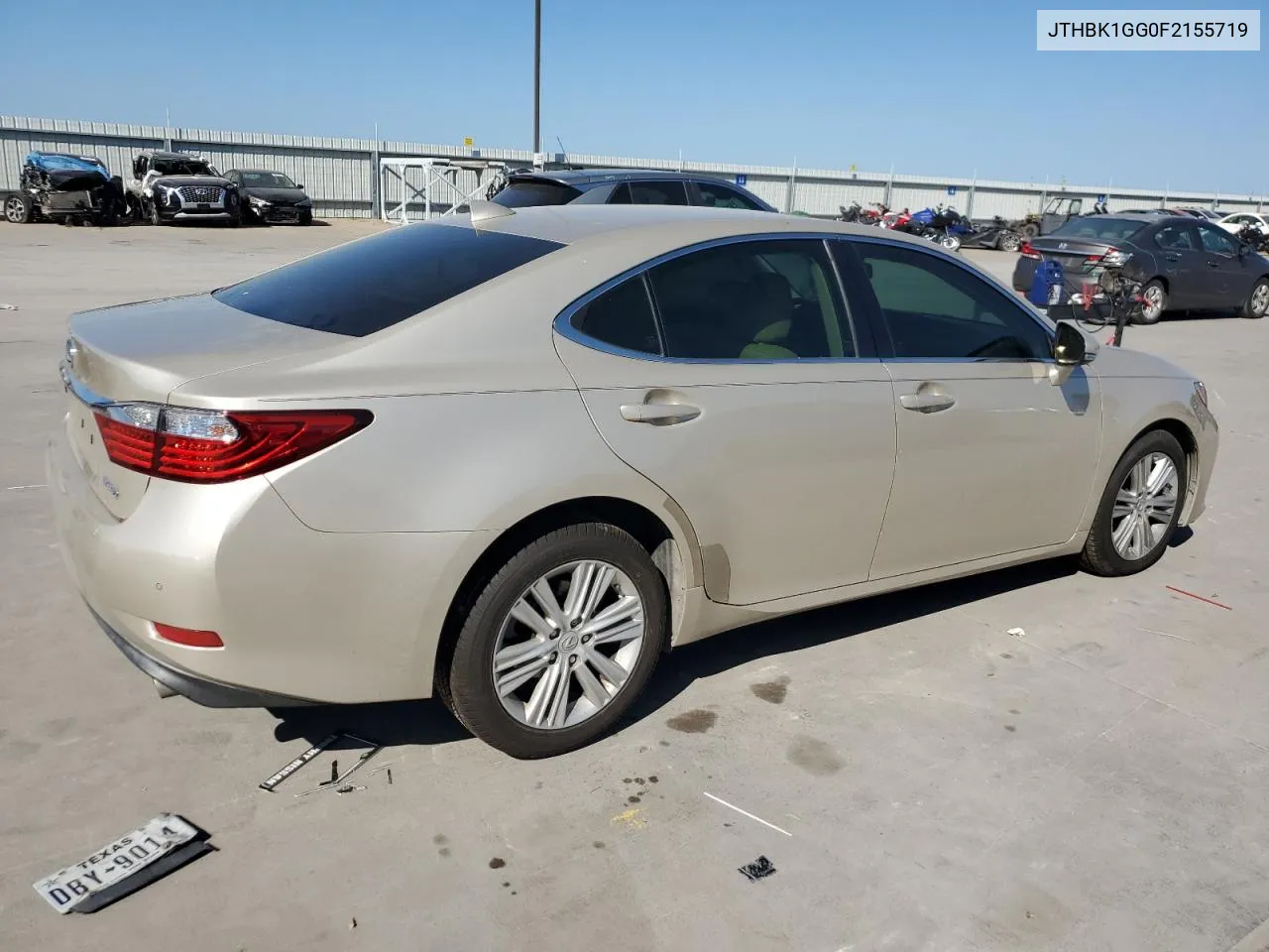 2015 Lexus Es 350 VIN: JTHBK1GG0F2155719 Lot: 72441654