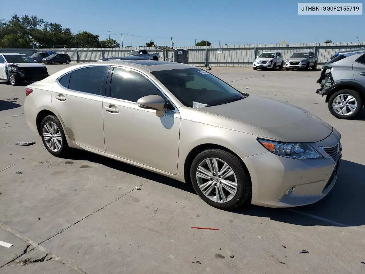 2015 Lexus Es 350 VIN: JTHBK1GG0F2155719 Lot: 72441654