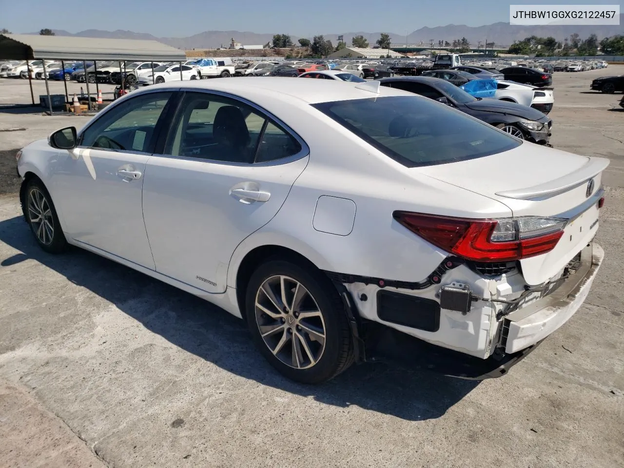 2016 Lexus Es 300H VIN: JTHBW1GGXG2122457 Lot: 69924794