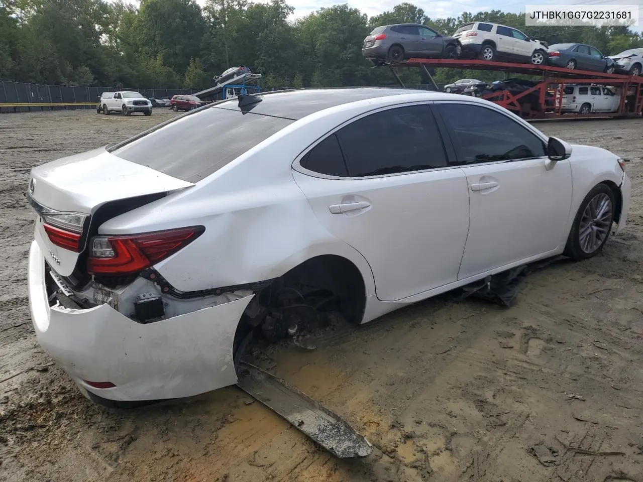 2020 Lexus Es 350 VIN: JTHBK1GG7G2231681 Lot: 71368314