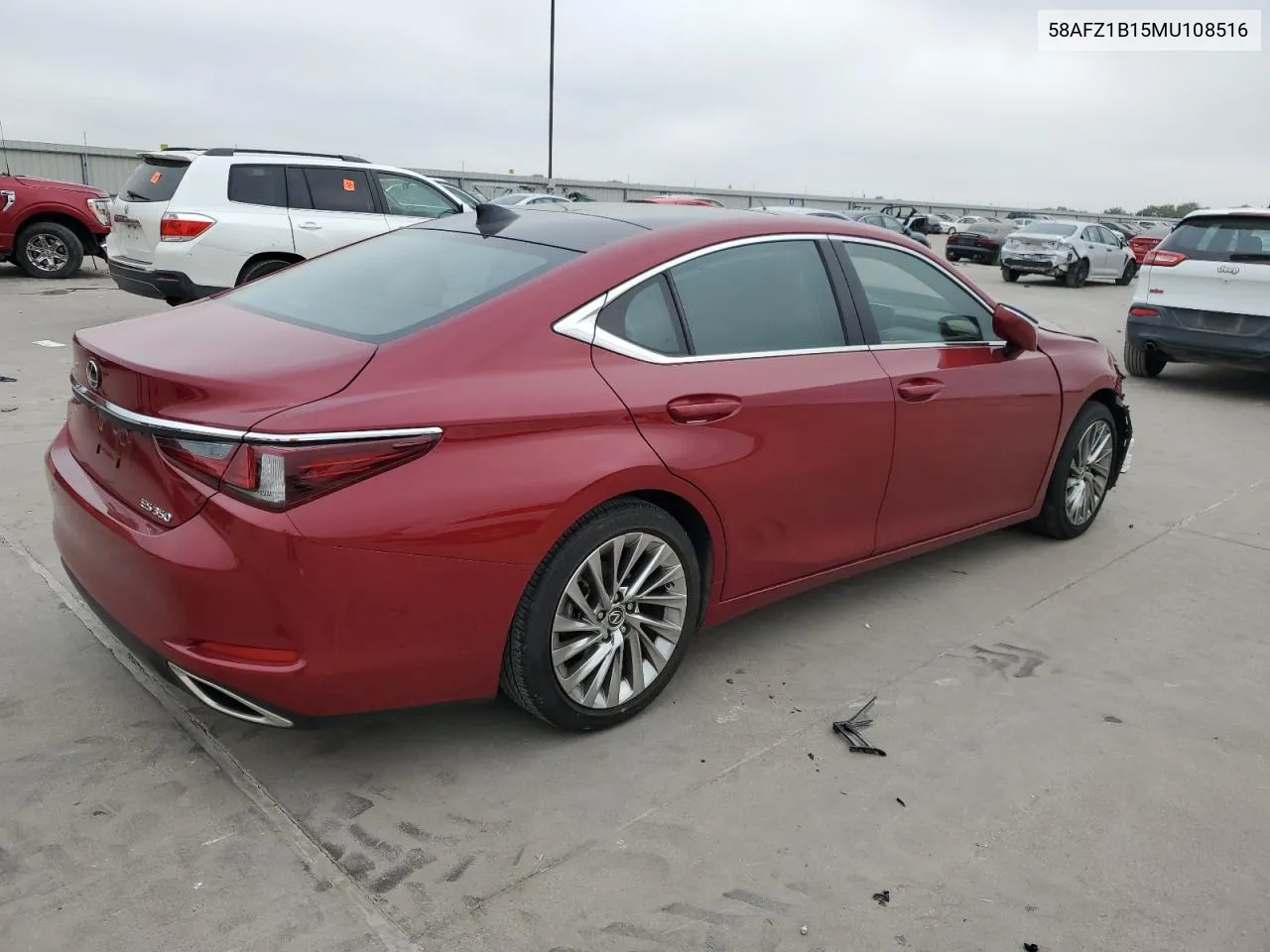 2021 Lexus Es 350 Base VIN: 58AFZ1B15MU108516 Lot: 71786224