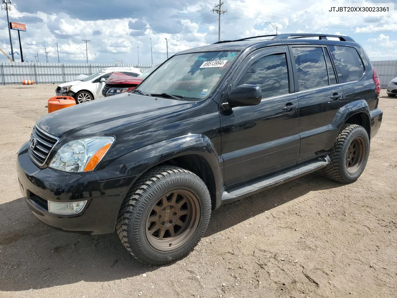 2003 Lexus Gx 470 VIN: JTJBT20XX30023361 Lot: 69513994