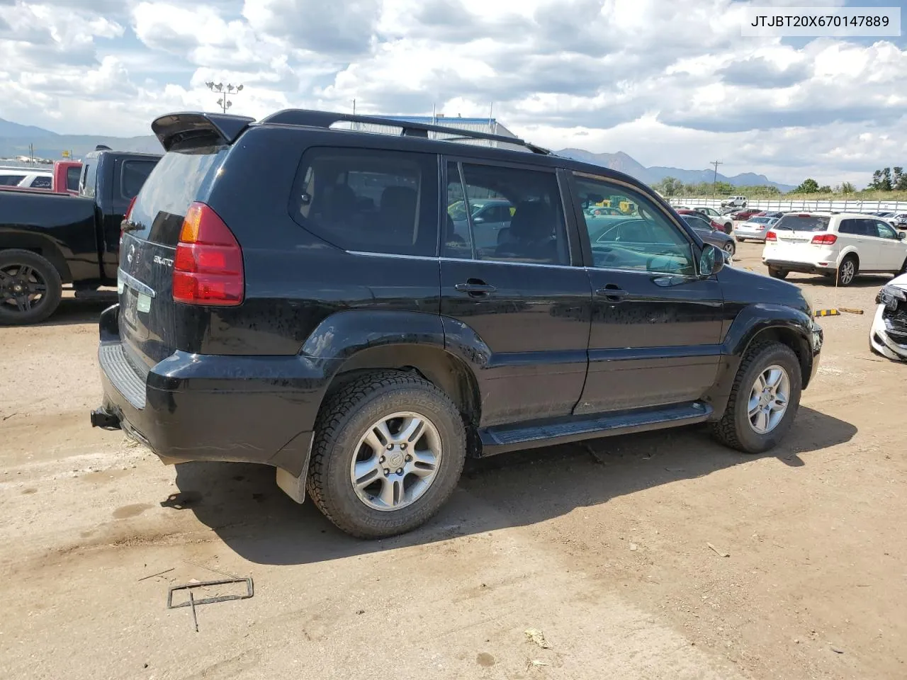 2007 Lexus Gx 470 VIN: JTJBT20X670147889 Lot: 70659094