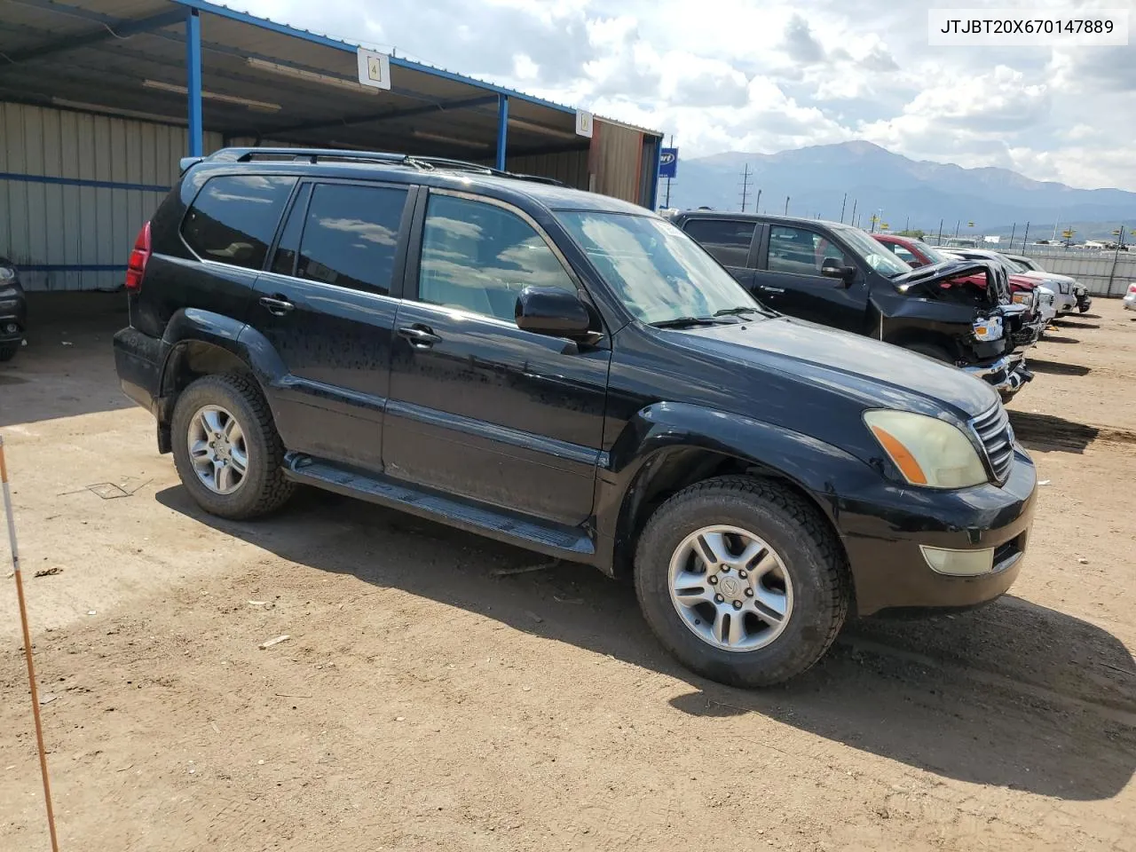 2007 Lexus Gx 470 VIN: JTJBT20X670147889 Lot: 70659094