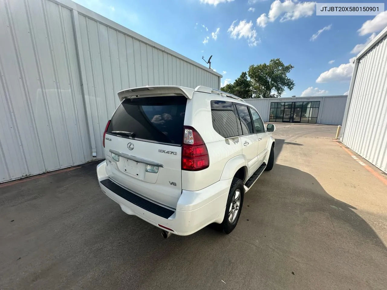 2008 Lexus Gx 470 VIN: JTJBT20X580150901 Lot: 72478704