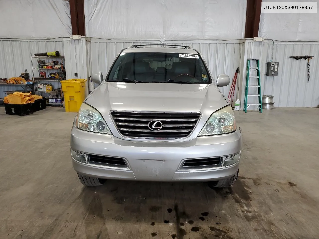 2009 Lexus Gx 470 VIN: JTJBT20X390178357 Lot: 71622004