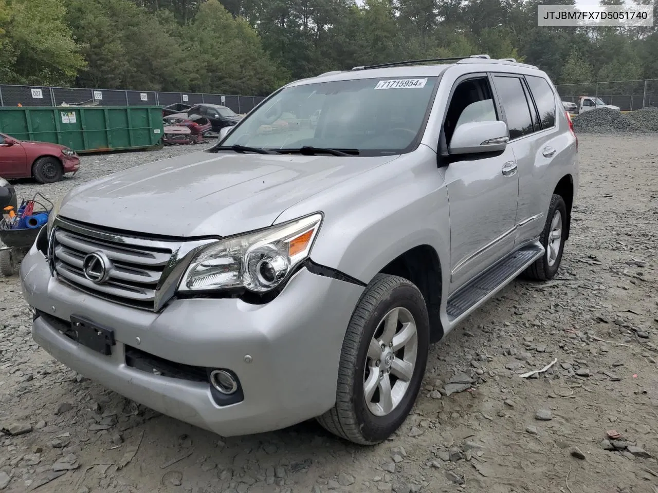 2013 Lexus Gx 460 VIN: JTJBM7FX7D5051740 Lot: 71715954