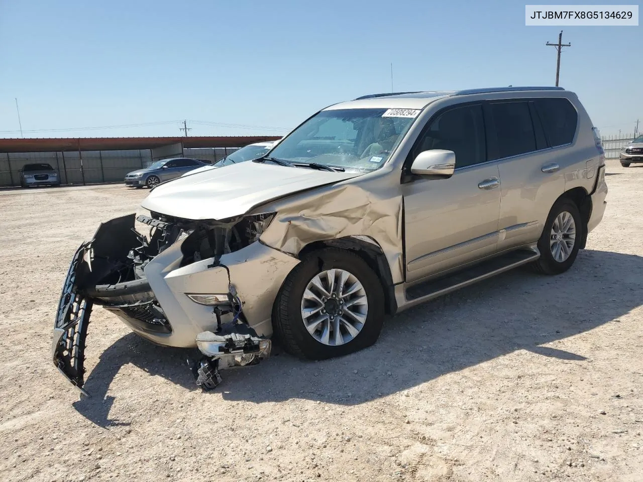 2016 Lexus Gx 460 VIN: JTJBM7FX8G5134629 Lot: 70508294