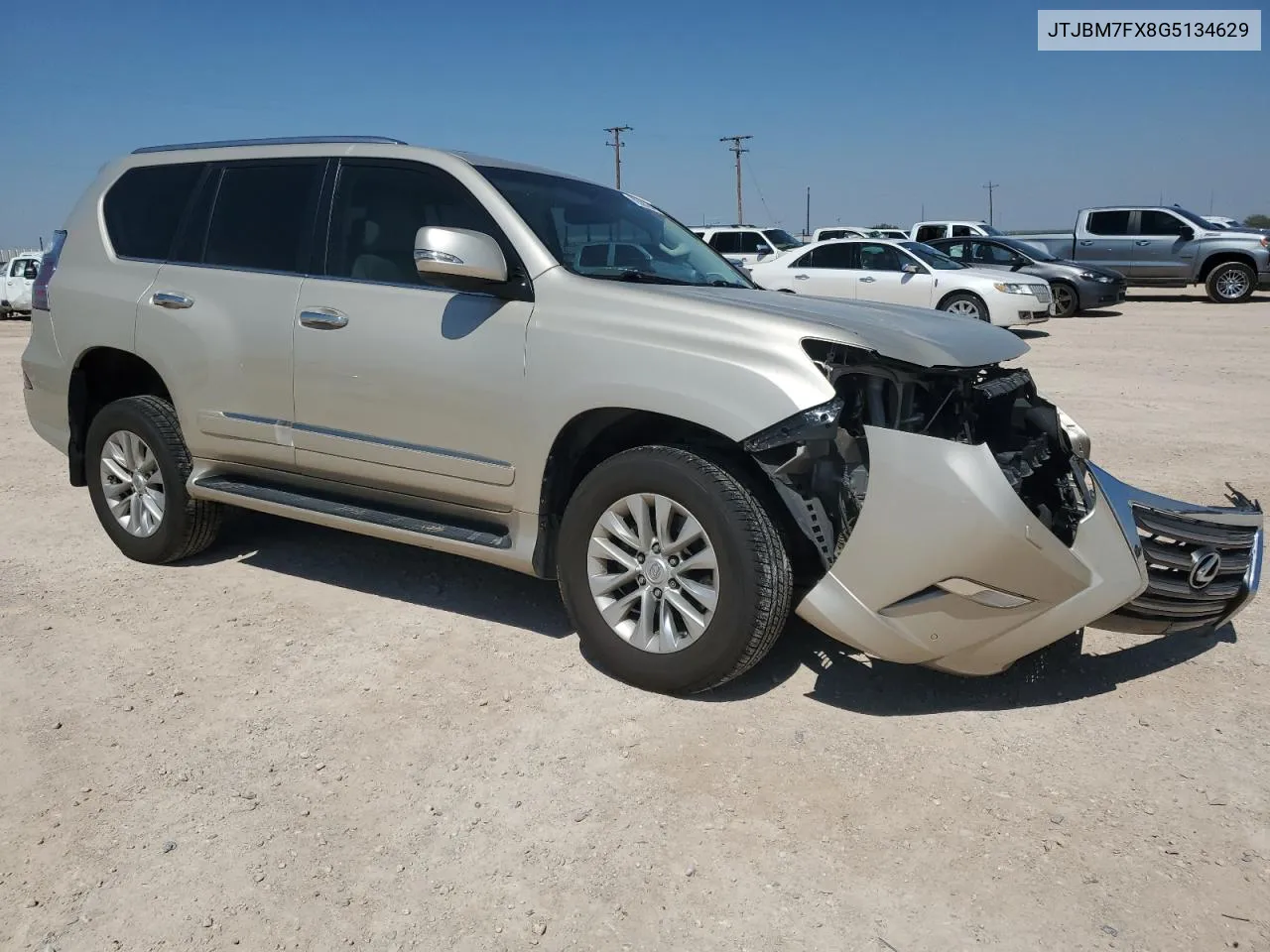 2016 Lexus Gx 460 VIN: JTJBM7FX8G5134629 Lot: 70508294