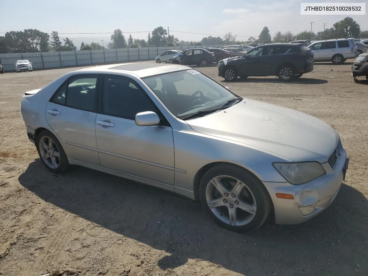 2001 Lexus Is 300 VIN: JTHBD182510028532 Lot: 54801814