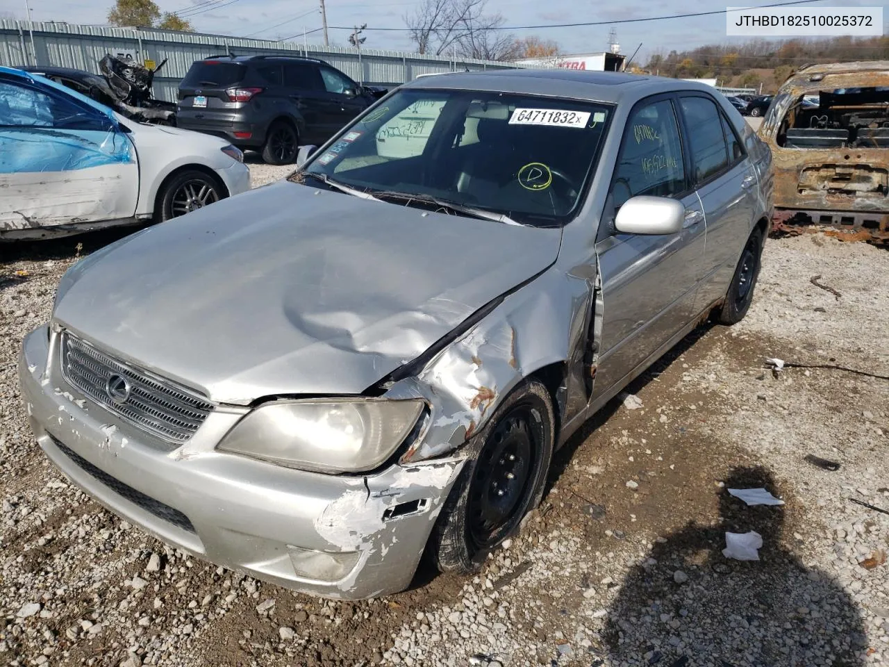 2001 Lexus Is 300 VIN: JTHBD182510025372 Lot: 63017674