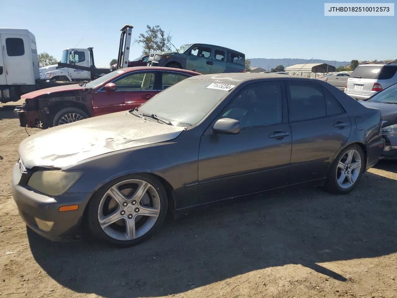 2001 Lexus Is 300 VIN: JTHBD182510012573 Lot: 71635234