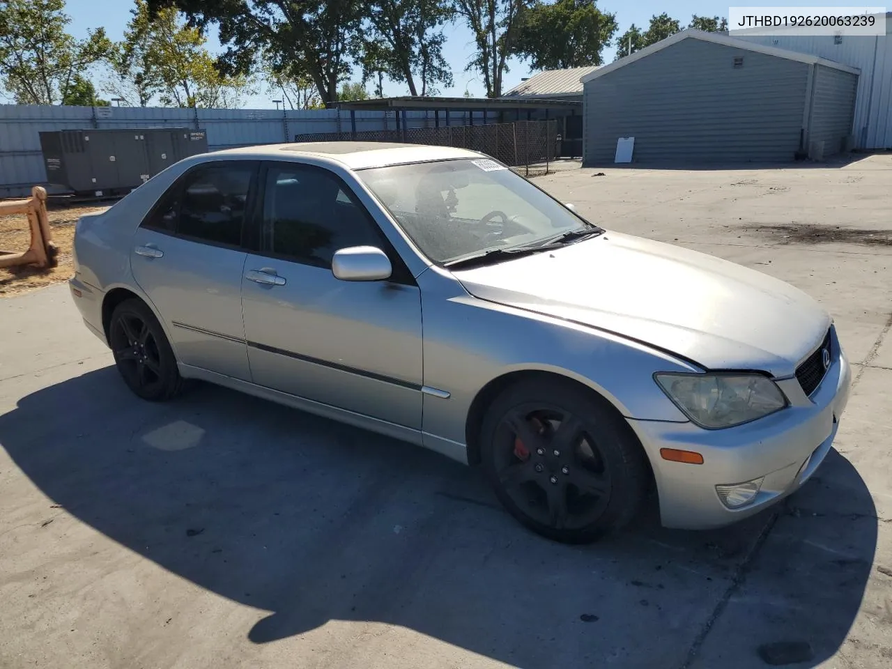 2002 Lexus Is 300 VIN: JTHBD192620063239 Lot: 68385594