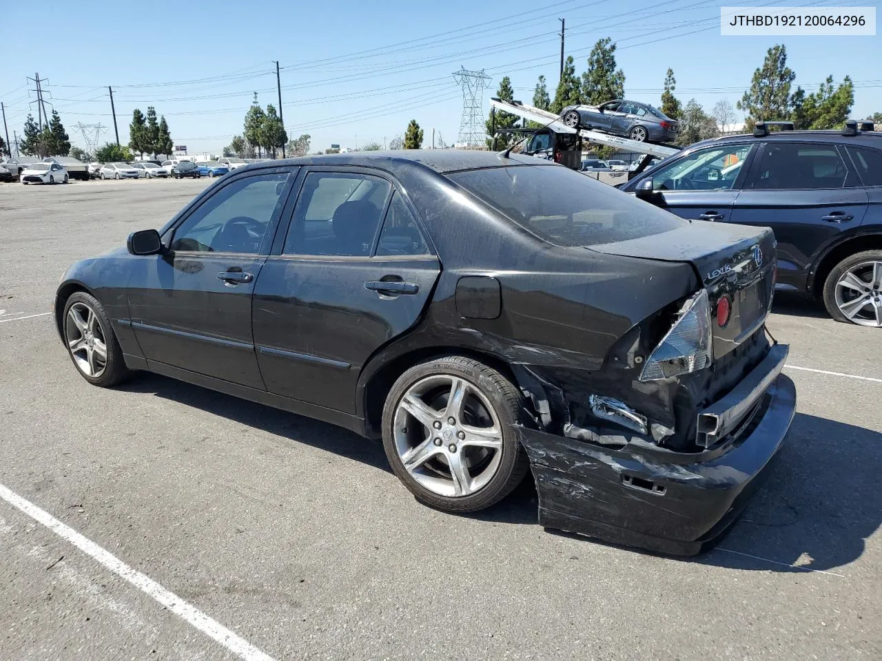 2002 Lexus Is 300 VIN: JTHBD192120064296 Lot: 70513564