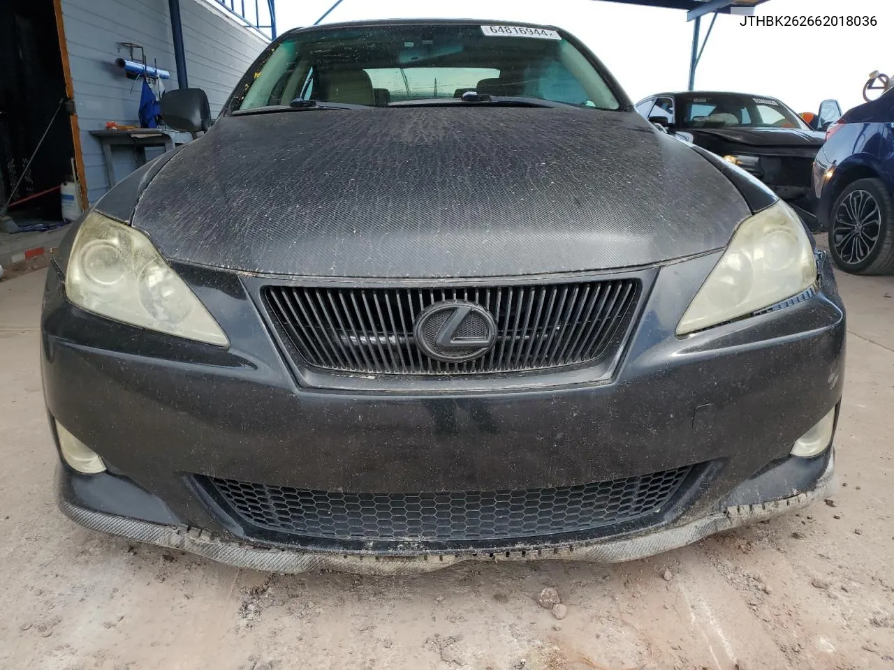 2006 Lexus Is 250 VIN: JTHBK262662018036 Lot: 64816944