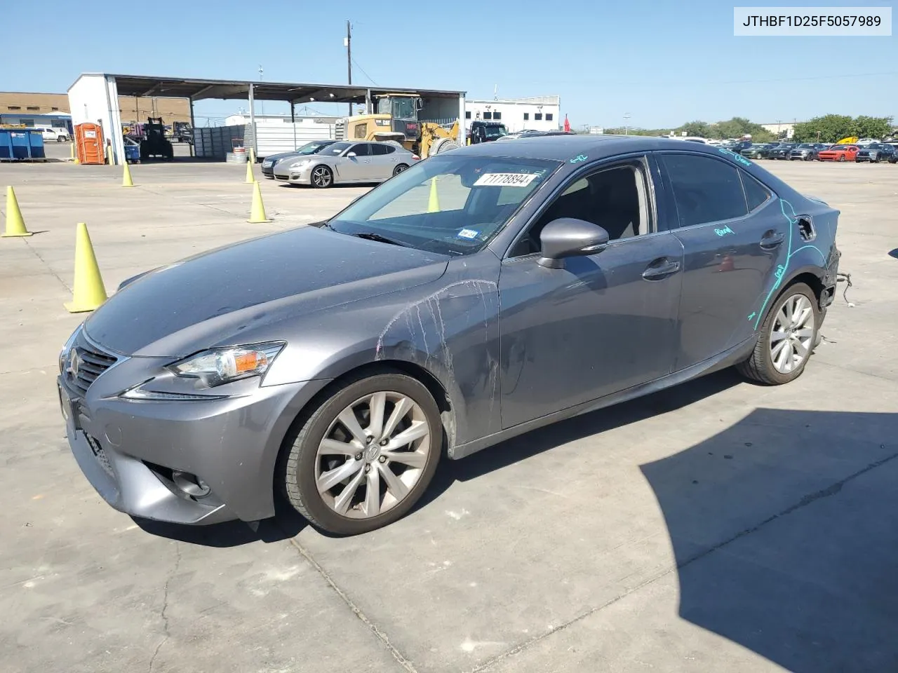 2015 Lexus Is 250 VIN: JTHBF1D25F5057989 Lot: 71778894