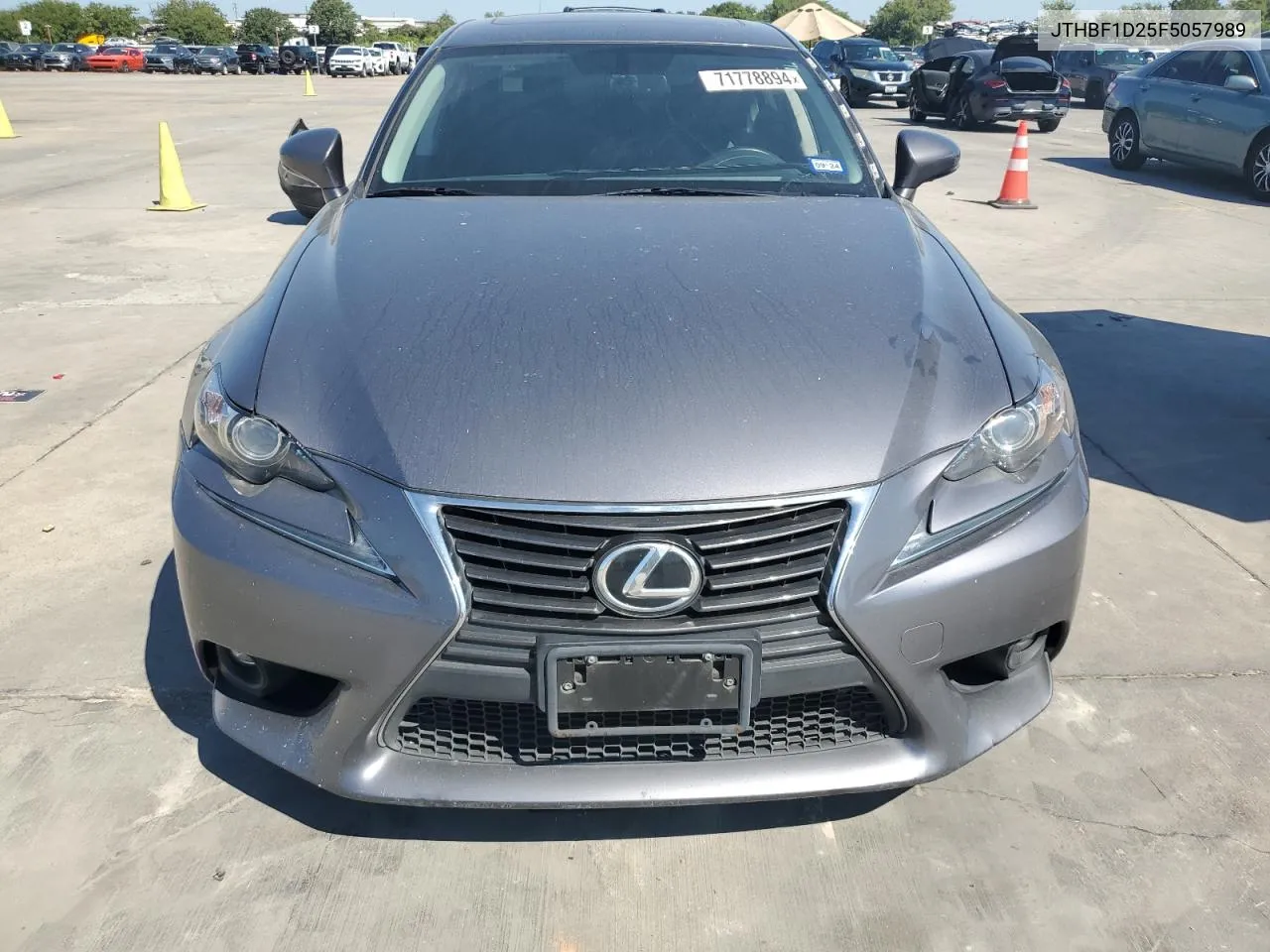 2015 Lexus Is 250 VIN: JTHBF1D25F5057989 Lot: 71778894