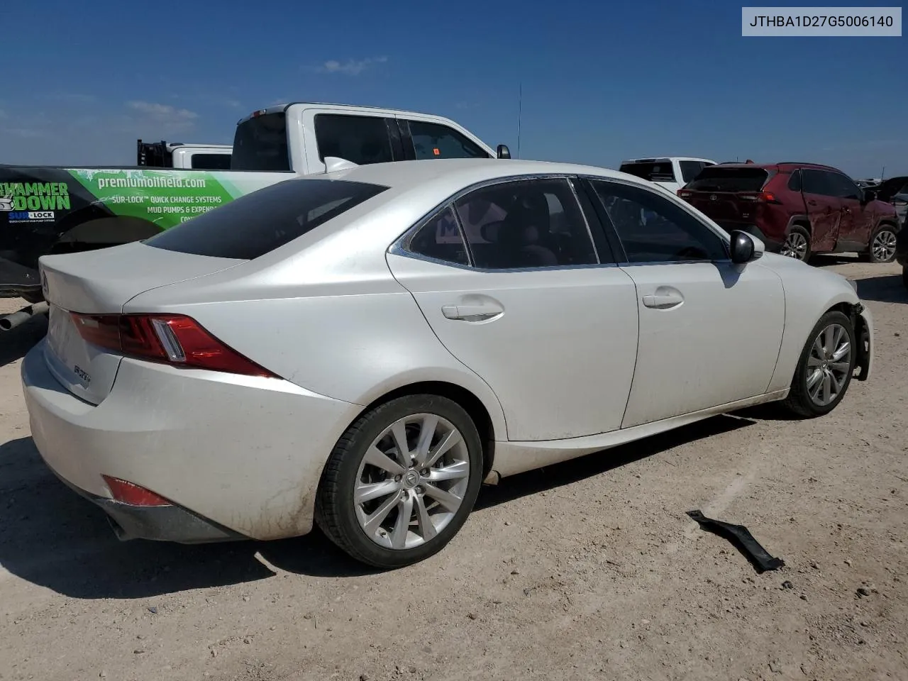 2016 Lexus Is 200T VIN: JTHBA1D27G5006140 Lot: 71795974