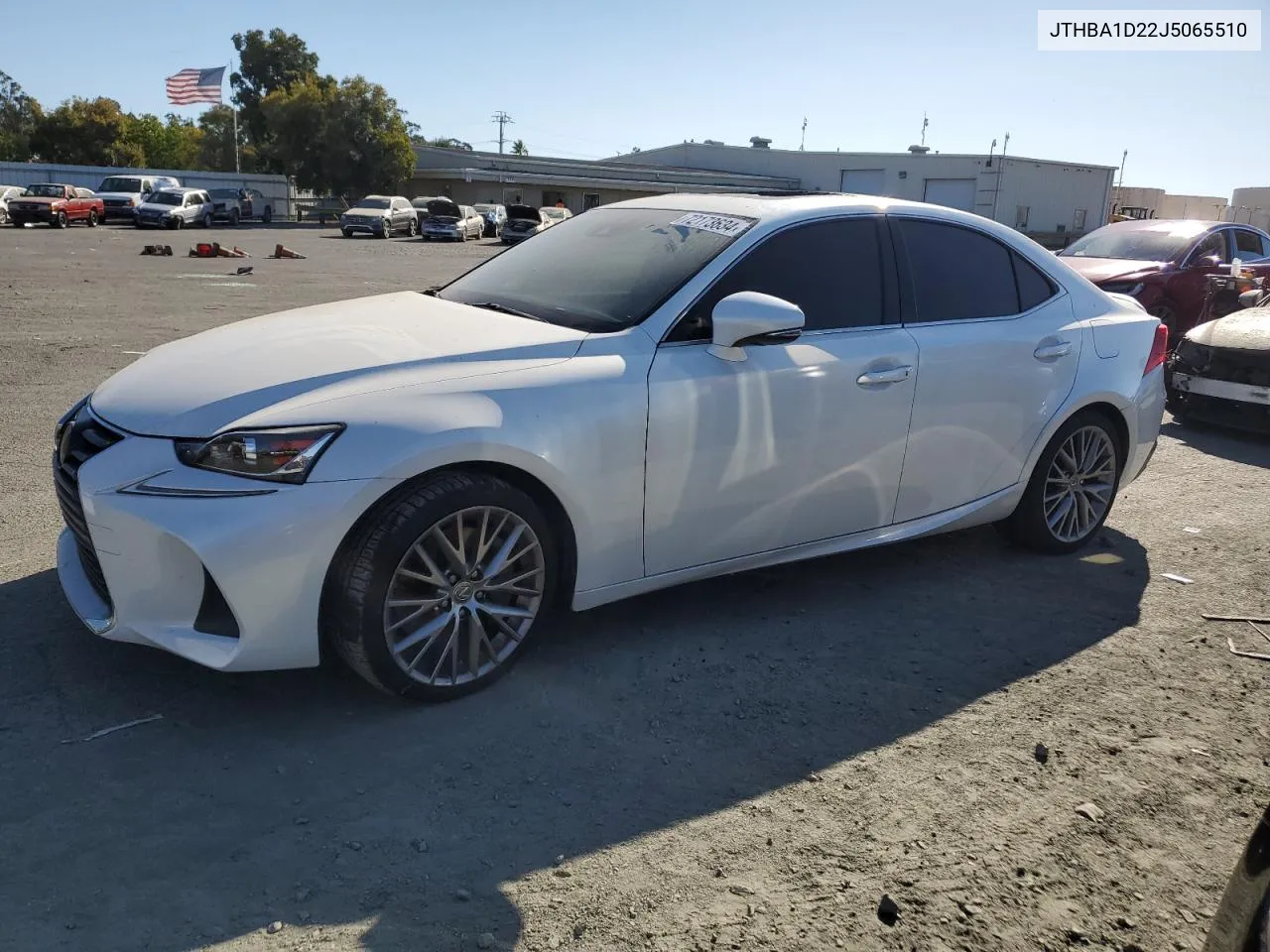 2018 Lexus Is 300 VIN: JTHBA1D22J5065510 Lot: 72173634