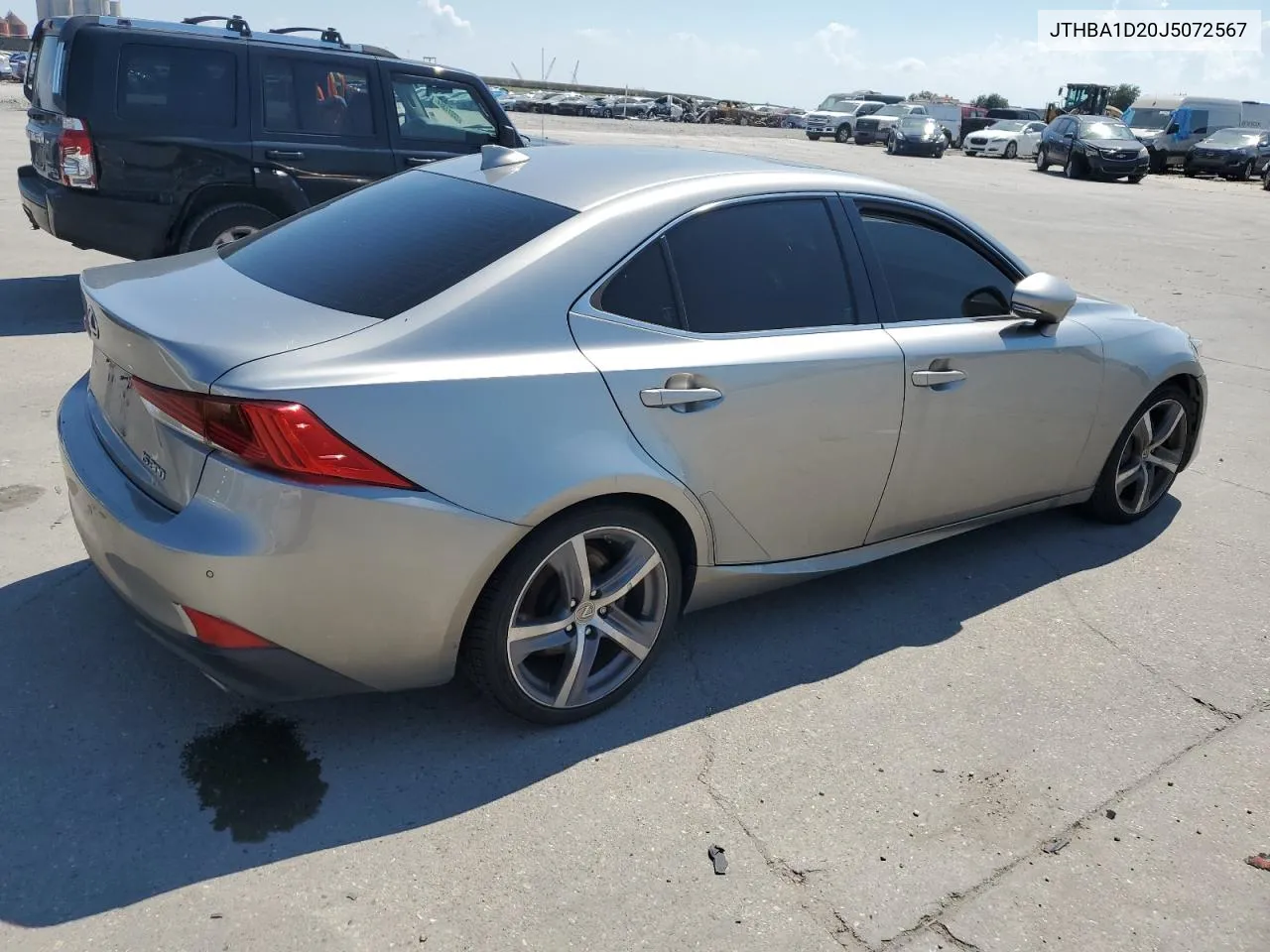 2018 Lexus Is 300 VIN: JTHBA1D20J5072567 Lot: 72337454