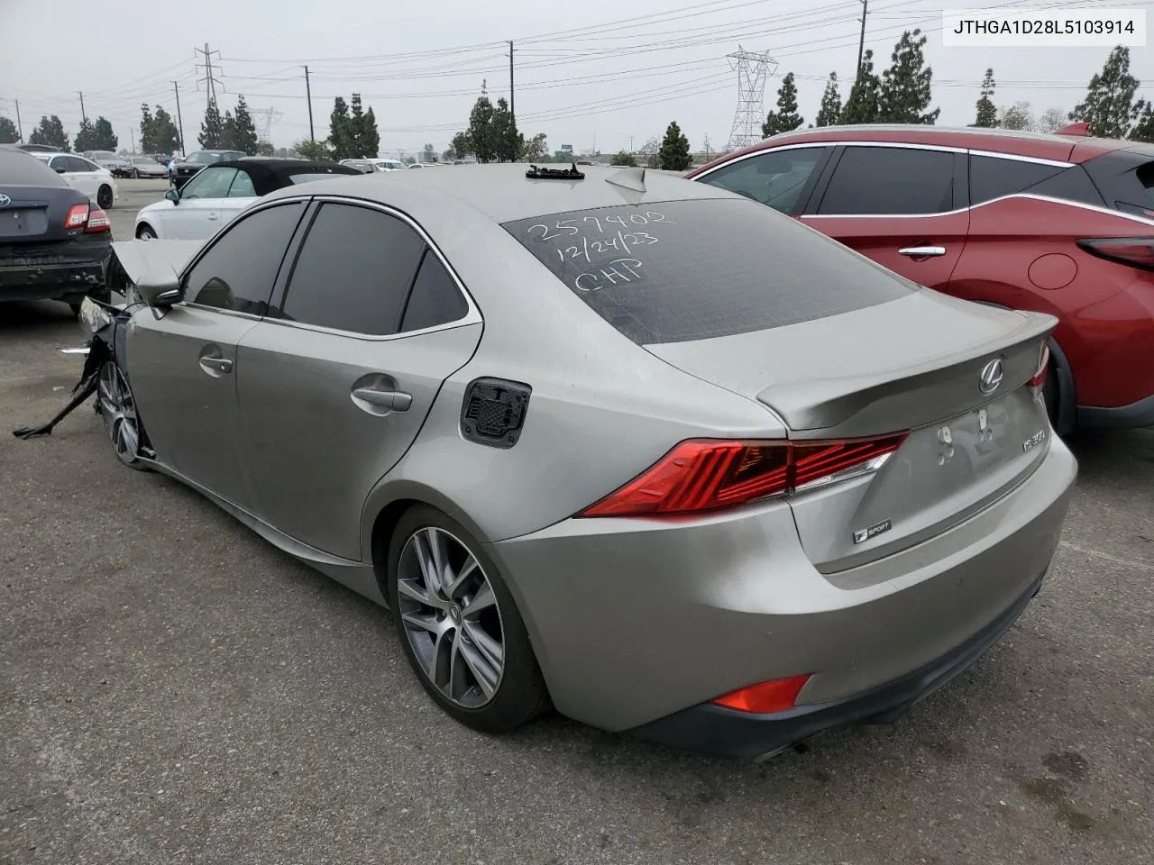 2020 Lexus Is 300 F-Sport VIN: JTHGA1D28L5103914 Lot: 57493544