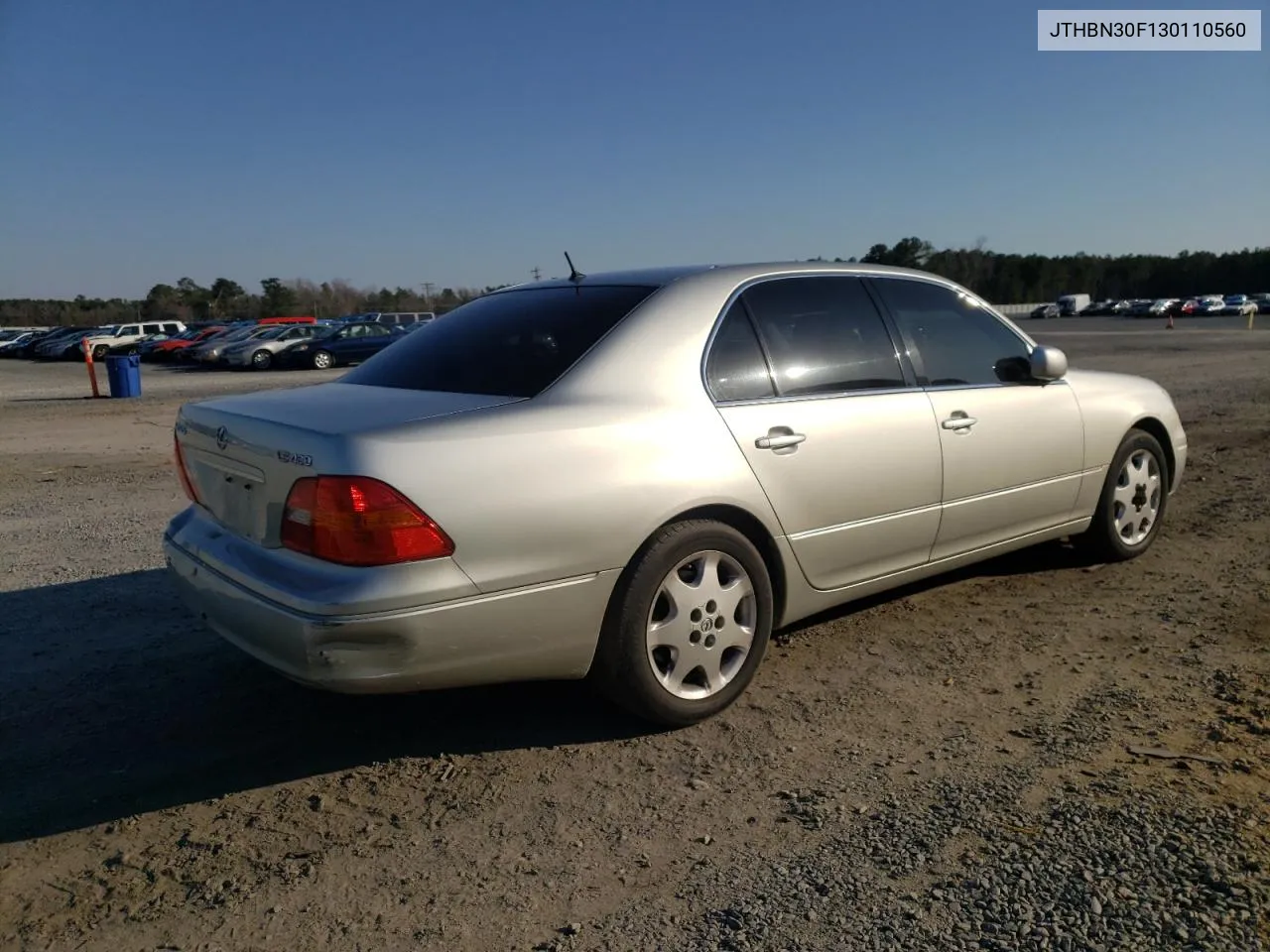 2003 Lexus Ls 430 VIN: JTHBN30F130110560 Lot: 44278154