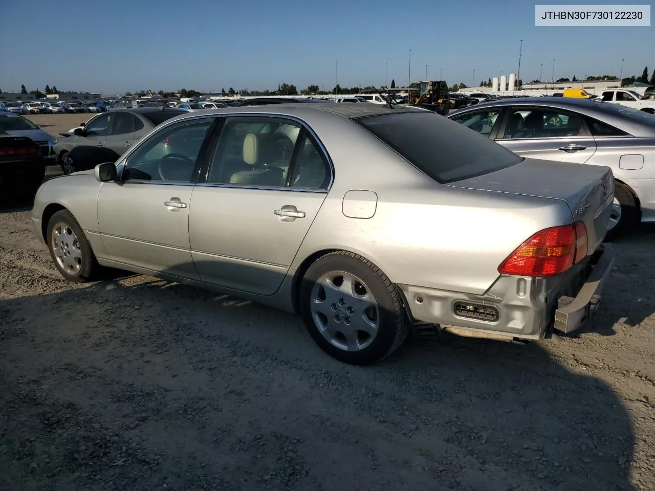 2003 Lexus Ls 430 VIN: JTHBN30F730122230 Lot: 69113944