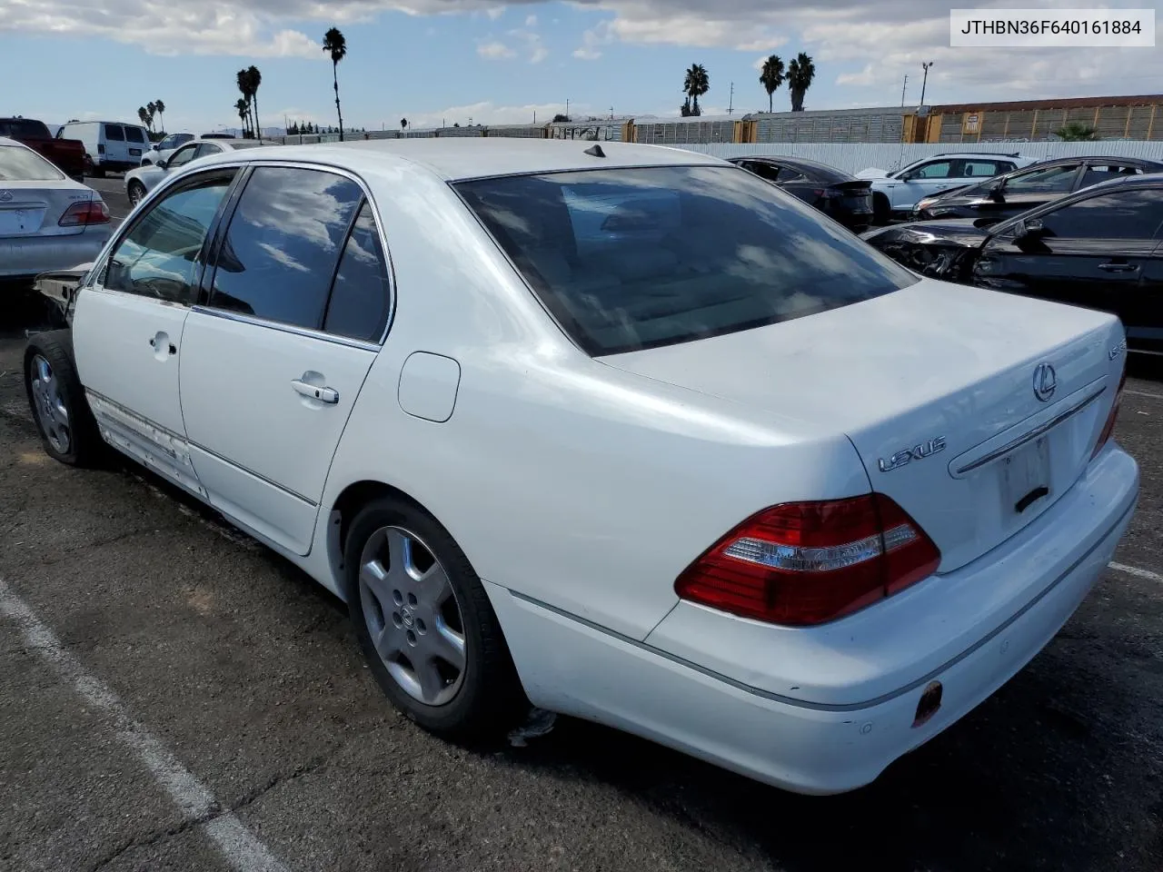 2004 Lexus Ls 430 VIN: JTHBN36F640161884 Lot: 71970594