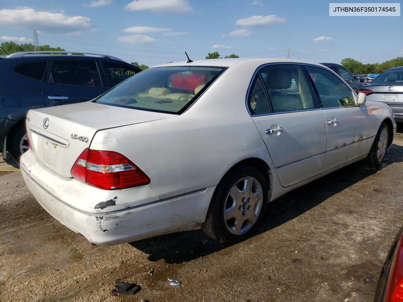 2005 Lexus Ls 430 VIN: JTHBN36F350174545 Lot: 60412474