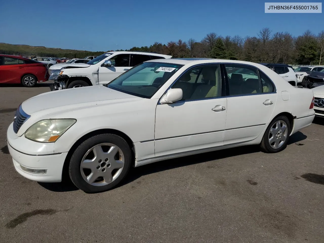 2005 Lexus Ls 430 VIN: JTHBN36F455001765 Lot: 71483744