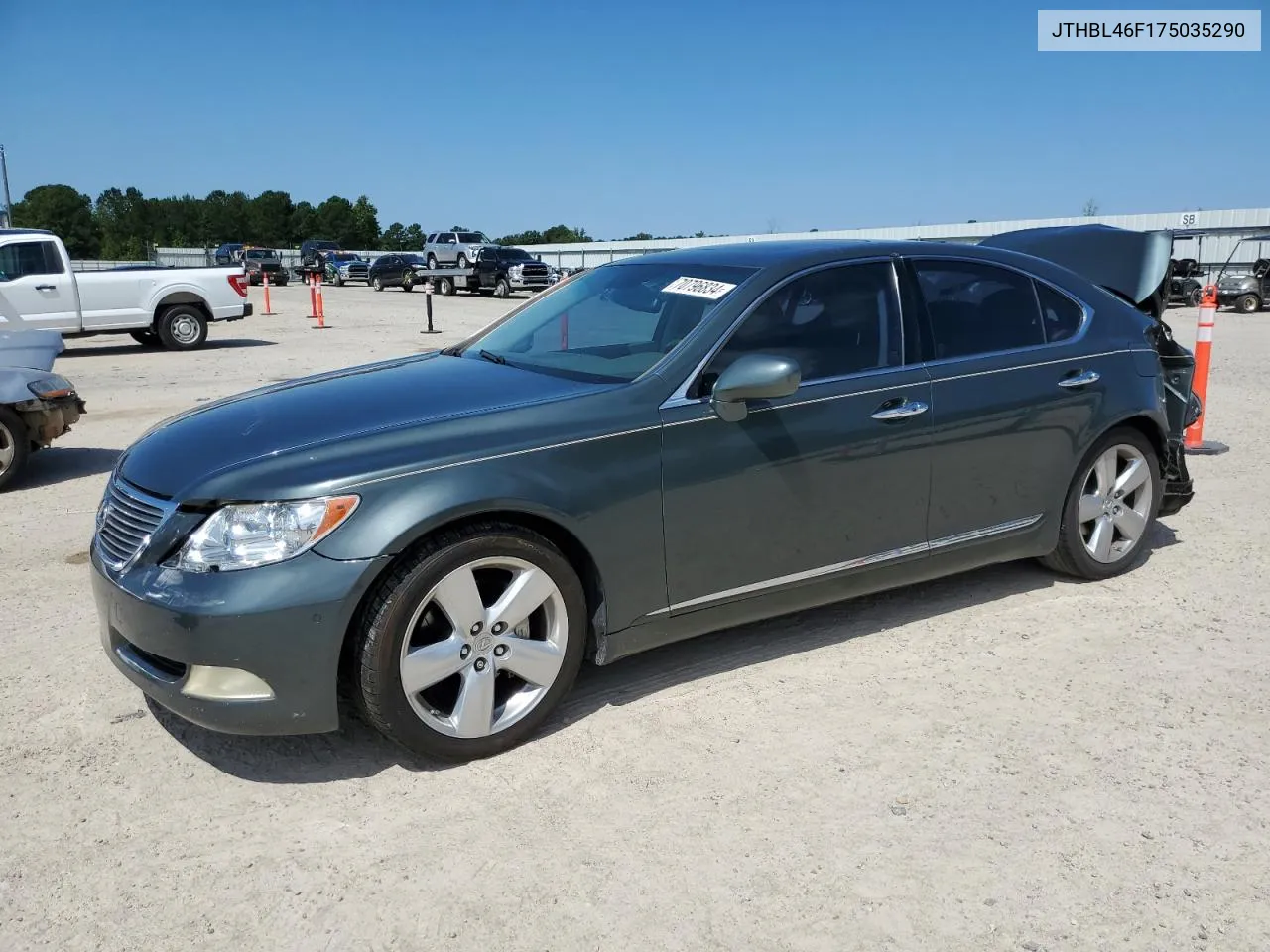 2007 Lexus Ls 460 VIN: JTHBL46F175035290 Lot: 70796834