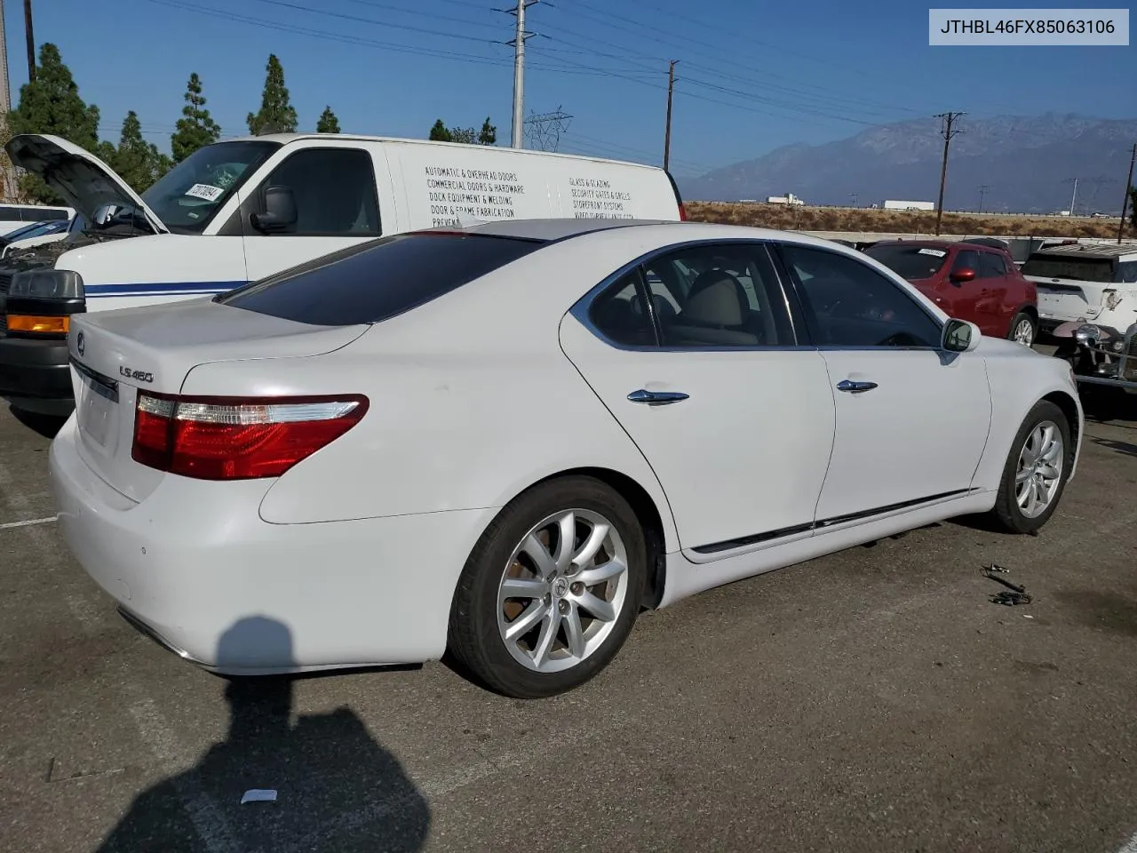 2008 Lexus Ls 460 VIN: JTHBL46FX85063106 Lot: 71870114