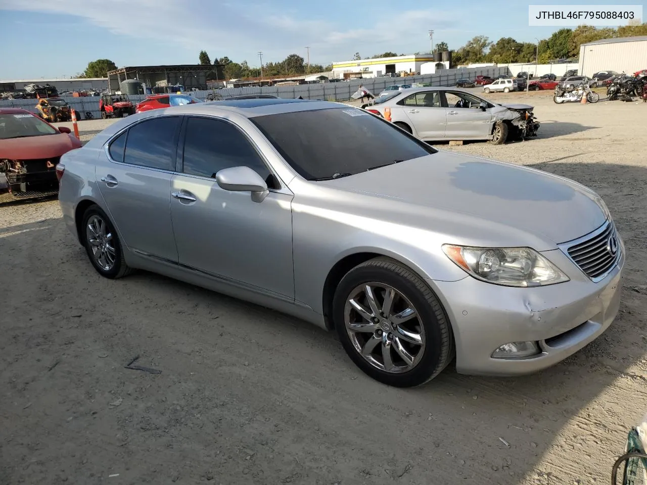 2009 Lexus Ls 460 VIN: JTHBL46F795088403 Lot: 72016084