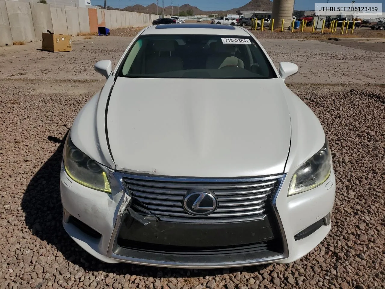 2013 Lexus Ls 460 VIN: JTHBL5EF2D5123459 Lot: 71850364