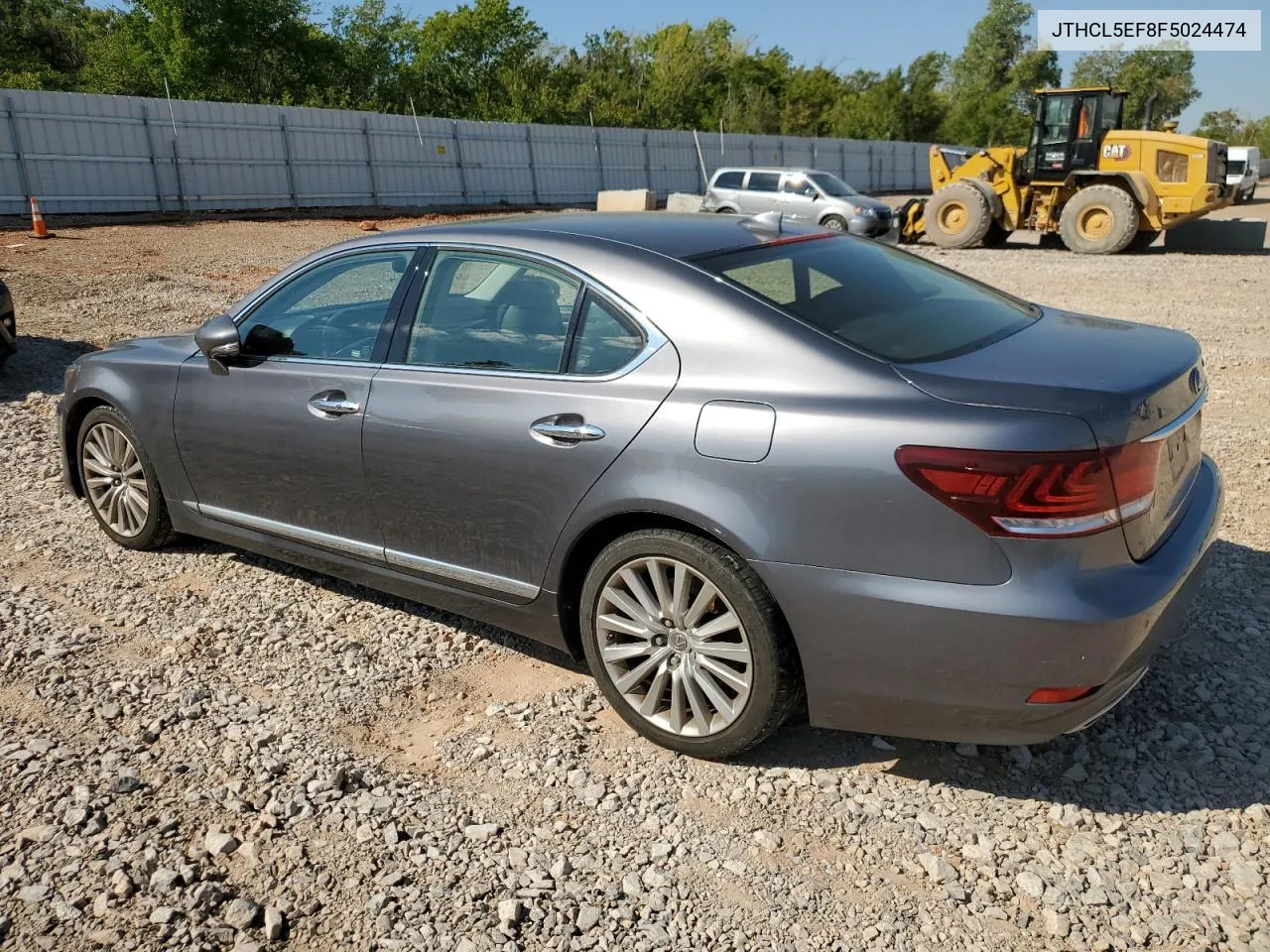 2015 Lexus Ls 460 VIN: JTHCL5EF8F5024474 Lot: 69771094