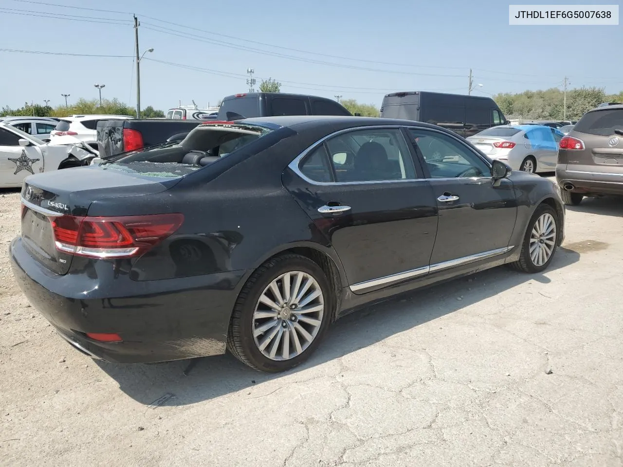 2016 Lexus Ls 460L VIN: JTHDL1EF6G5007638 Lot: 70434234