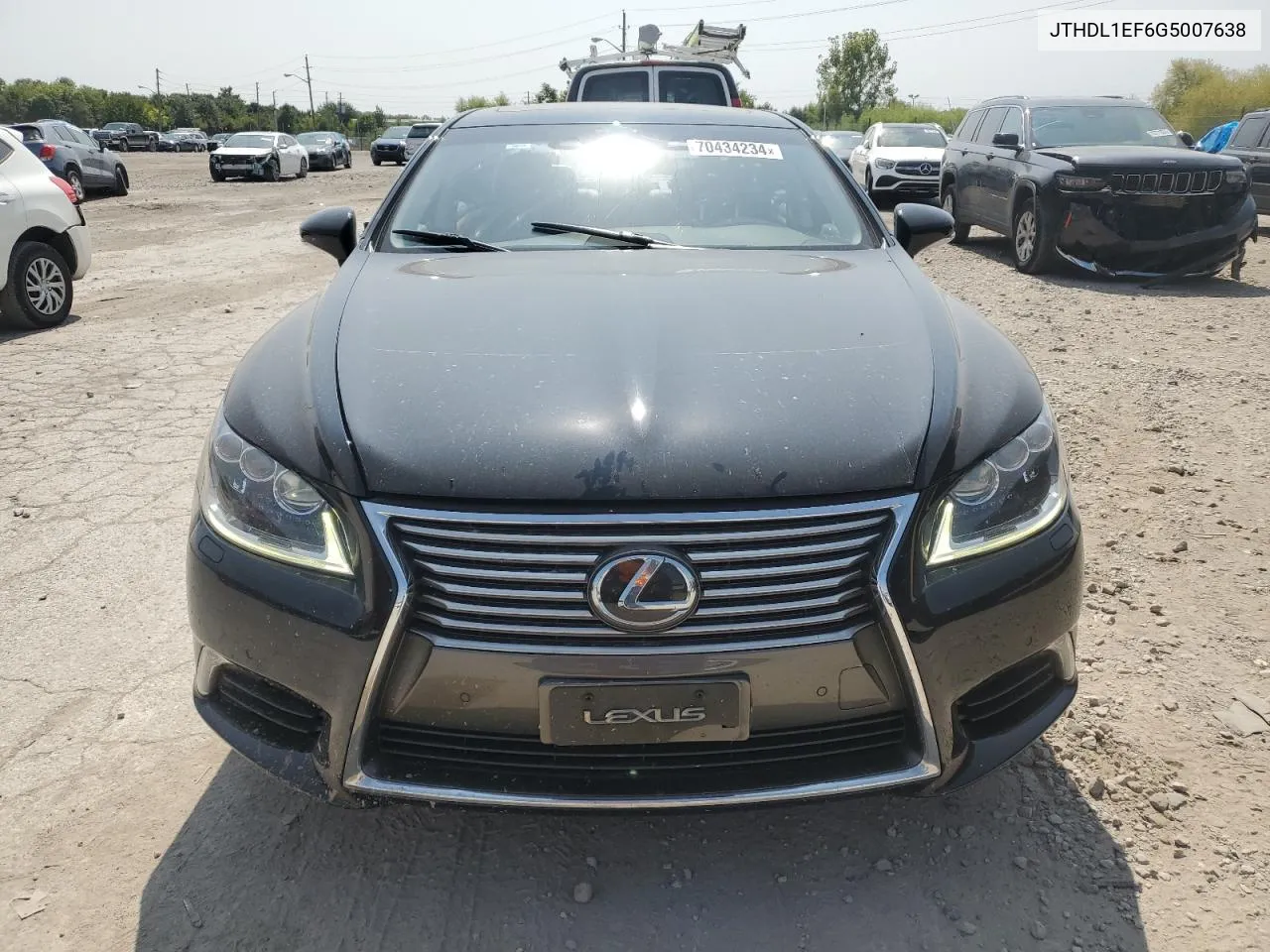 2016 Lexus Ls 460L VIN: JTHDL1EF6G5007638 Lot: 70434234