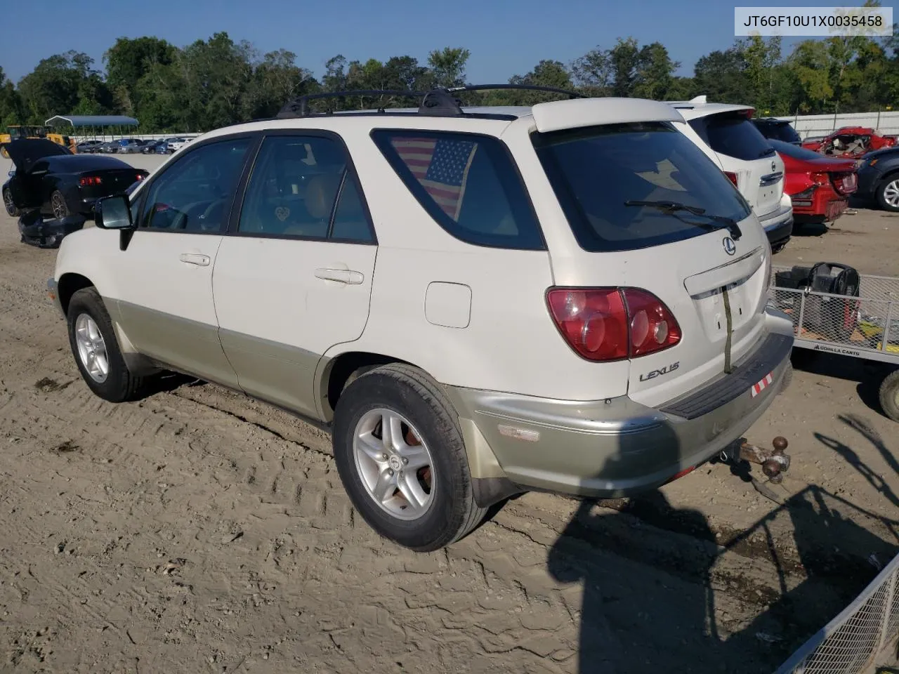 1999 Lexus Rx 300 VIN: JT6GF10U1X0035458 Lot: 61985184